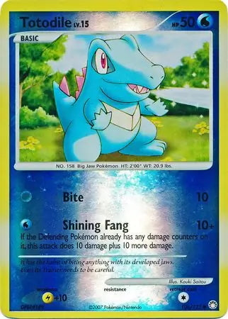 Mysterious Treasures Totodile #106/123 reverse holo