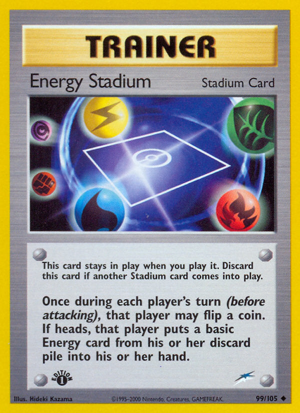 Neo Destiny Energy Stadium #99/105 first edition