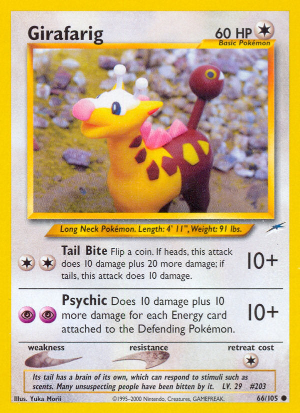 Neo Destiny Girafarig #66/105 unlimited