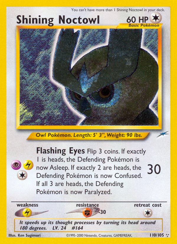 Neo Destiny Holo Shining Noctowl #110/105 unlimited