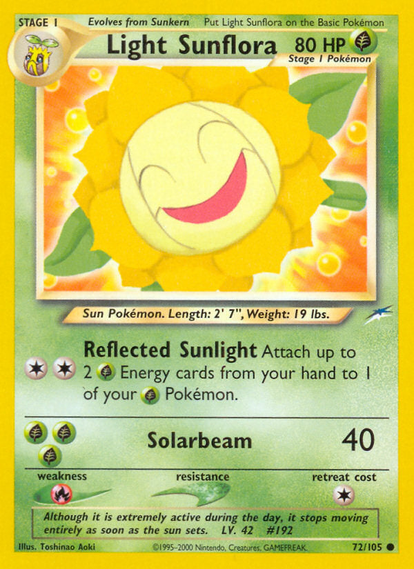 Neo Destiny Light Sunflora #72/105 unlimited