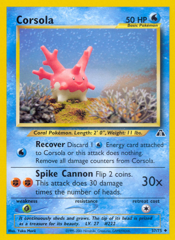 Neo Discovery Corsola #37/75 unlimited