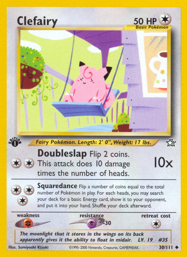 Neo Genesis Clefairy #30/111 first edition