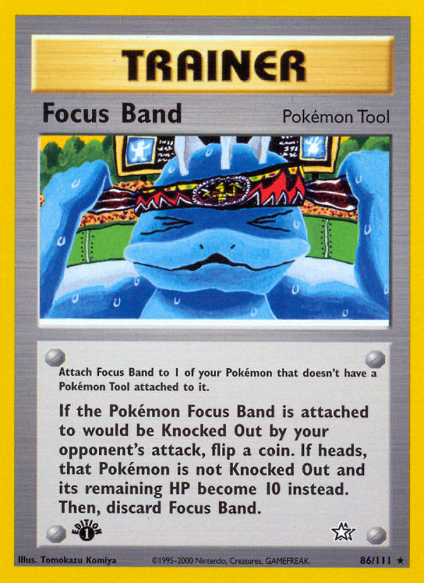 Neo Genesis Focus Band #86/111 first edition