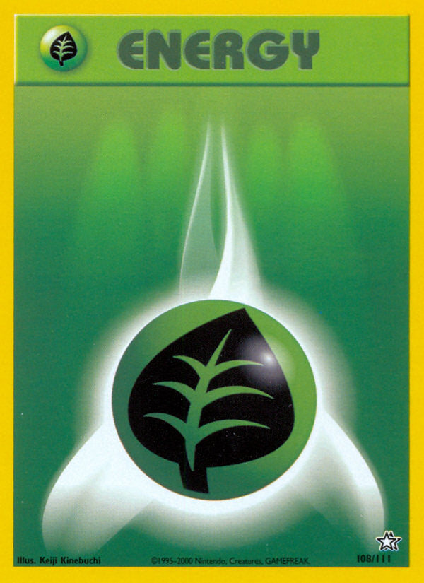 Neo Genesis Grass Energy #108/111 unlimited