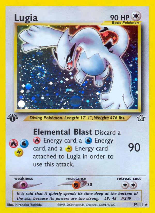 Neo Genesis Holo Lugia #9/111 first edition