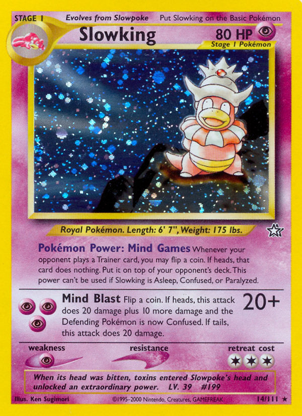 Neo Genesis Holo Slowking #14/111 unlimited