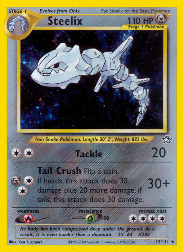 Neo Genesis Holo Steelix #15/111 unlimited