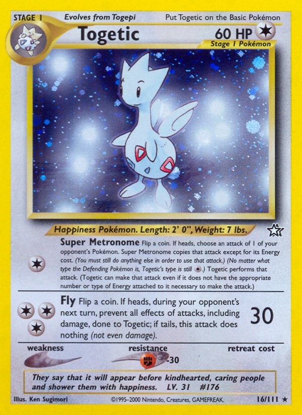 Neo Genesis Holo Togetic #16/111 unlimited