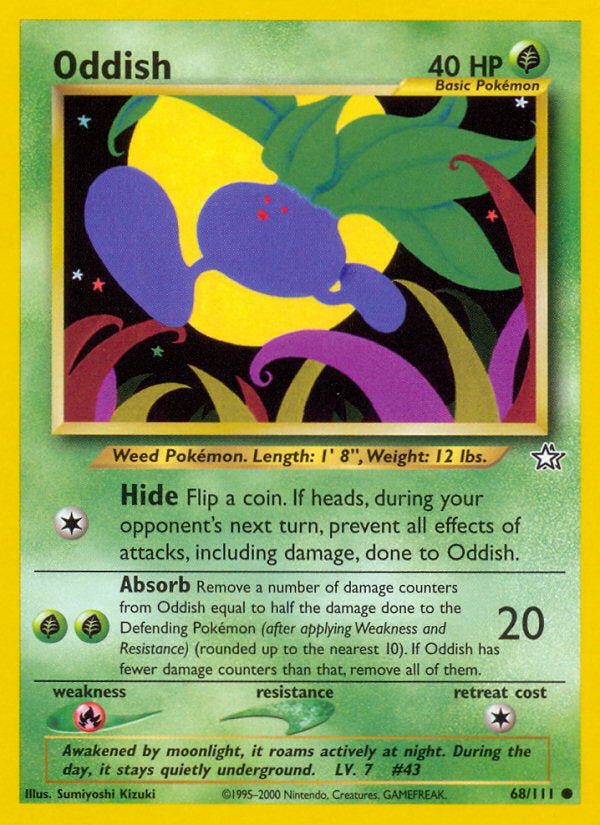 Neo Genesis Oddish #68/111 unlimited