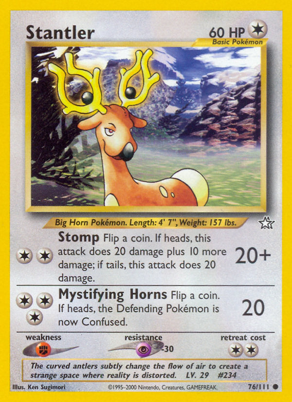 Neo Genesis Stantler #76/111 unlimited