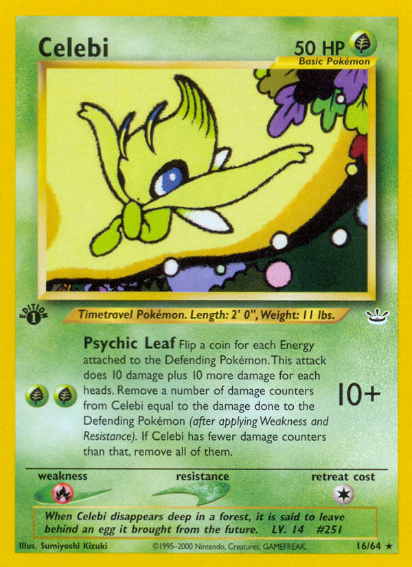 Neo Revelation Celebi #16/64 first edition