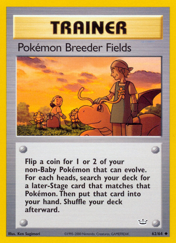 Neo Revelation Pokémon Breeder Fields #62/64 unlimited
