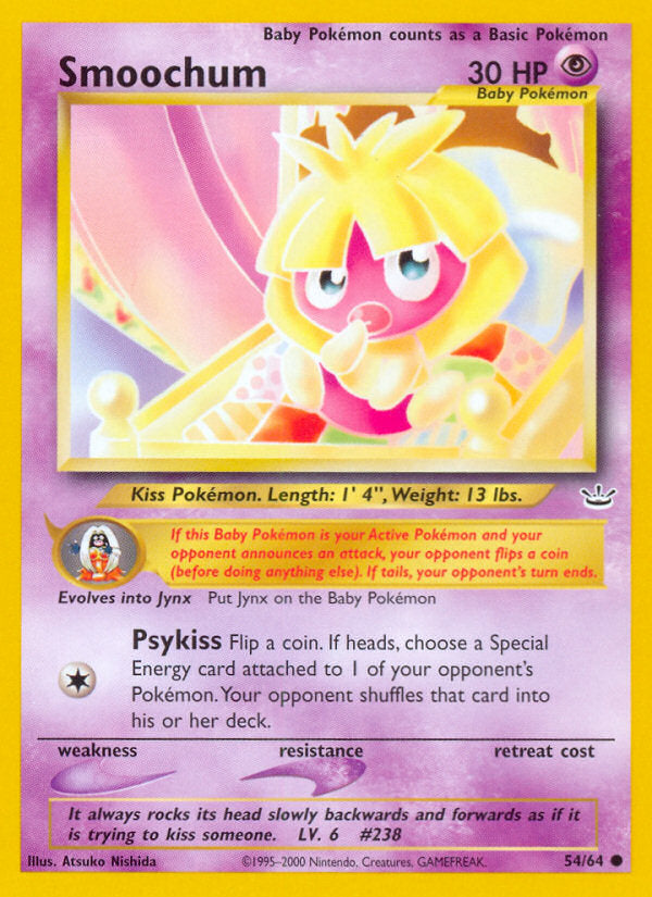 Neo Revelation Smoochum #54/64 unlimited