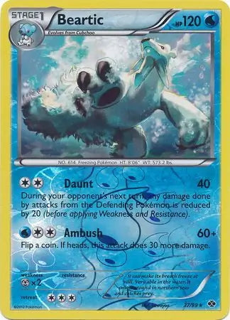 Next Destinies Beartic #37/99 reverse holo