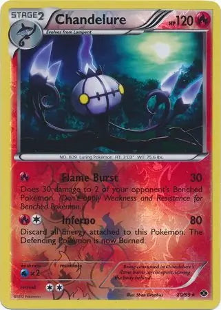 Next Destinies Chandelure #20/99 reverse holo