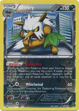 Next Destinies Shiftry #72/99 reverse holo