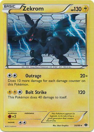 Next Destinies Zekrom #50/99 Tinsel Holo