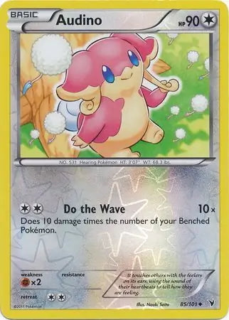 Noble Victories Audino #85/101 reverse holo
