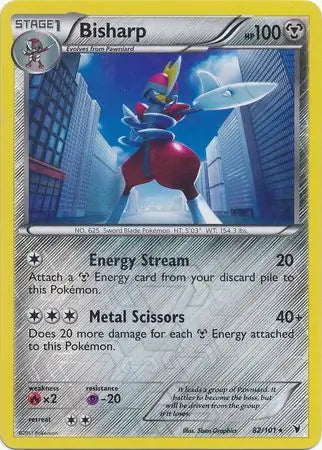 Noble Victories Bisharp #82/101 reverse holo