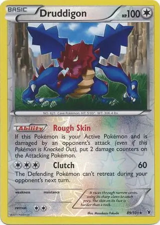 Noble Victories Druddigon #89/101 reverse holo