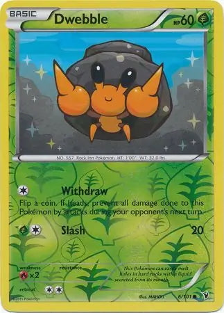 Noble Victories Dwebble #6/101 reverse holo