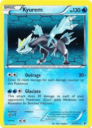Noble Victories Kyurem #34/101 Cosmos Holo