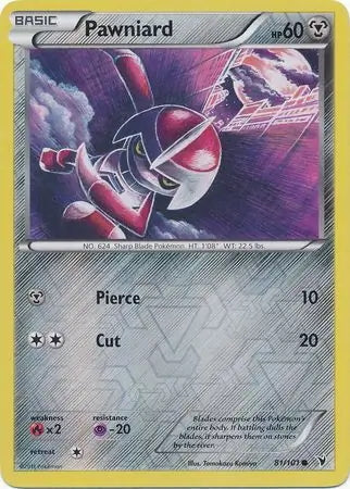 Noble Victories Pawniard #81/101 reverse holo