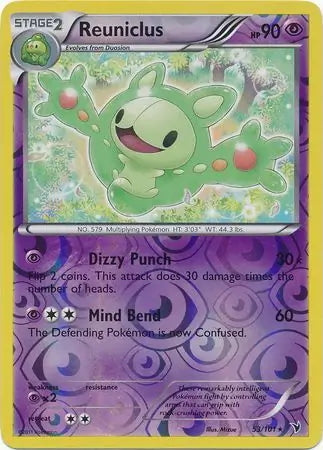 Noble Victories Reuniclus #53/101 reverse holo