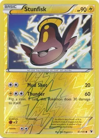 Noble Victories Stunfisk #42/101 reverse holo