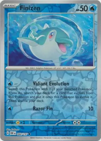 Obsidian Flames Finizen #60/197 reverse holo