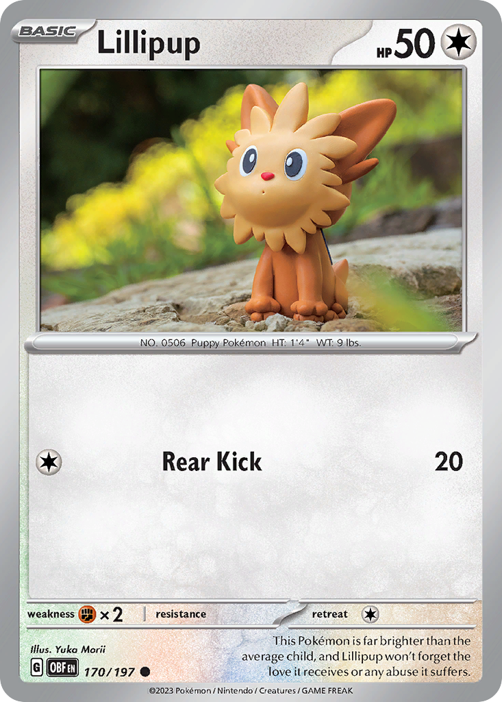 Obsidian Flames Lillipup #170/197