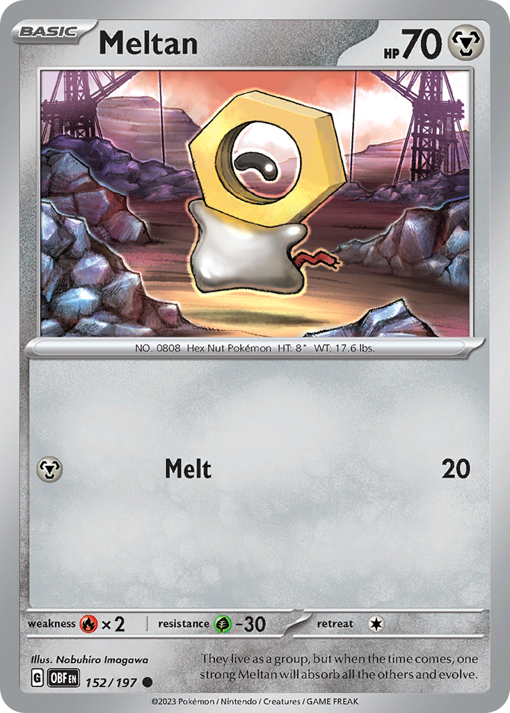 Obsidian Flames Meltan #152/197