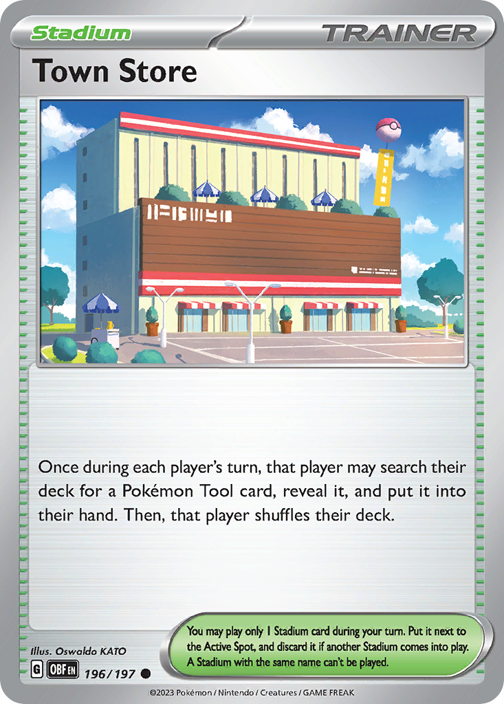 Obsidian Flames Town Store #196/197