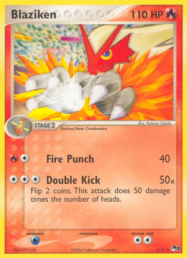 POP Series 1 Non - Holo Blaziken #1