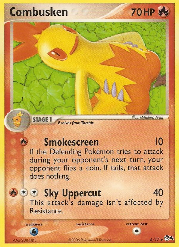 POP Series 4 Non - Holo Combusken #6