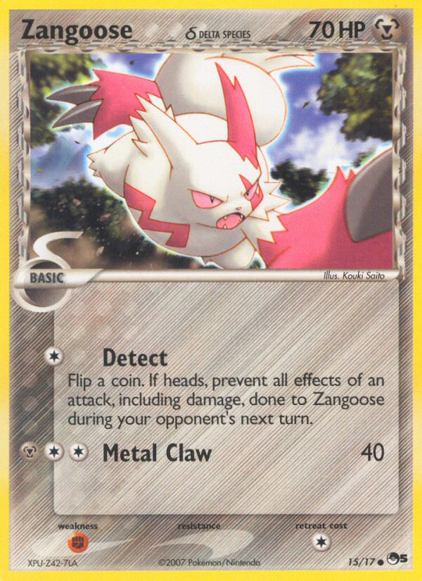 POP Series 5 Non - Holo Zangoose d #15