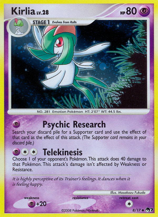 POP Series 7 Holo Kirlia #8