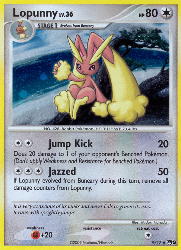 POP Series 9 Holo Lopunny #9
