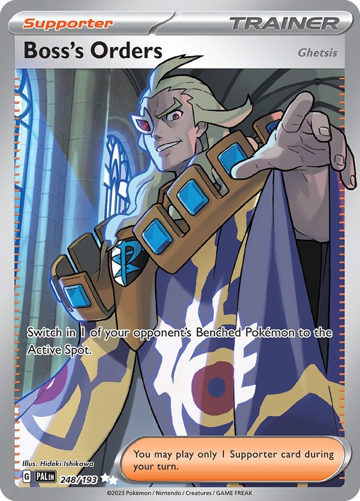 Paldea Evolved Boss’s Orders (Ghetsis) #248/193