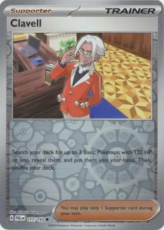 Paldea Evolved Clavell #177/193 reverse holo