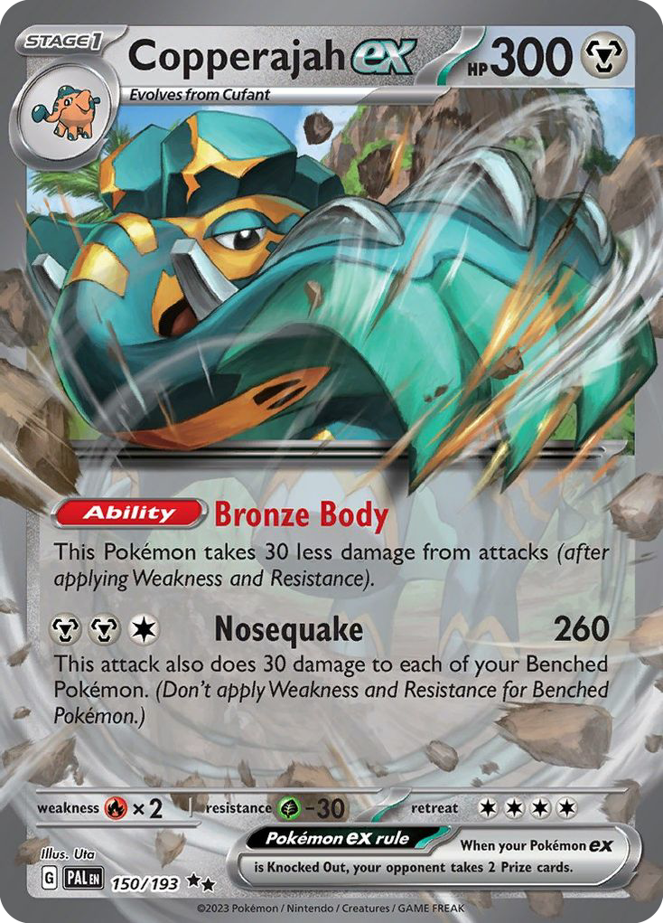 Paldea Evolved Copperajah EX #150/193