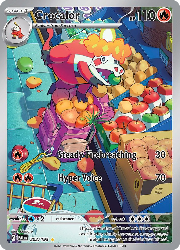 Paldea Evolved Crocalor #202/193