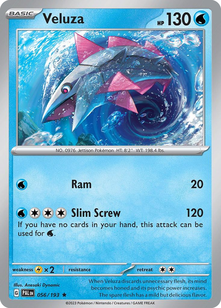 Paldea Evolved Holo Veluza #56/193