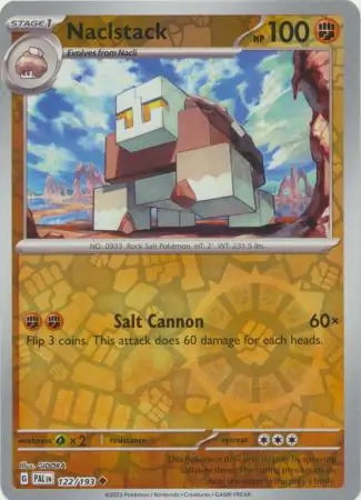 Paldea Evolved Naclstack #122/193 reverse holo
