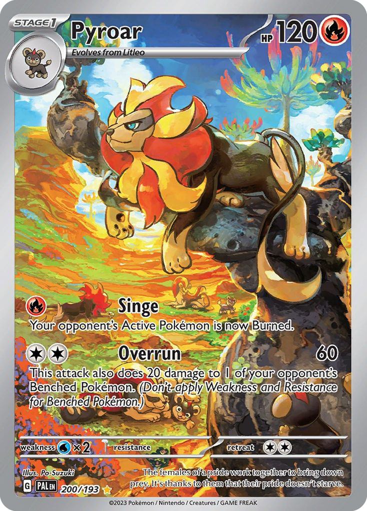 Paldea Evolved Pyroar #200/193