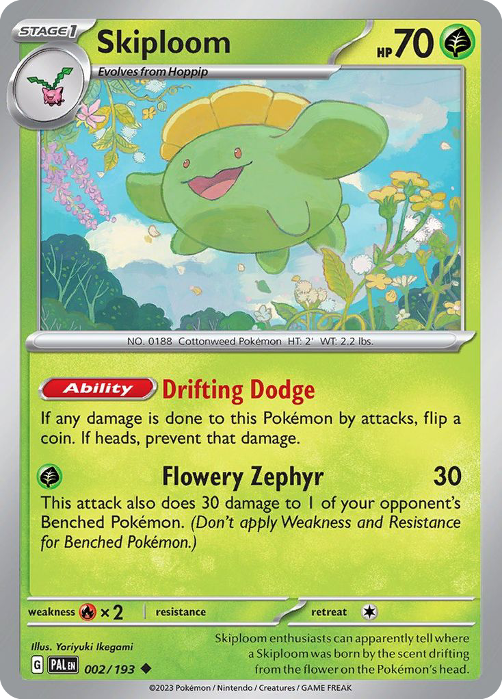 Paldea Evolved Skiploom #2/193