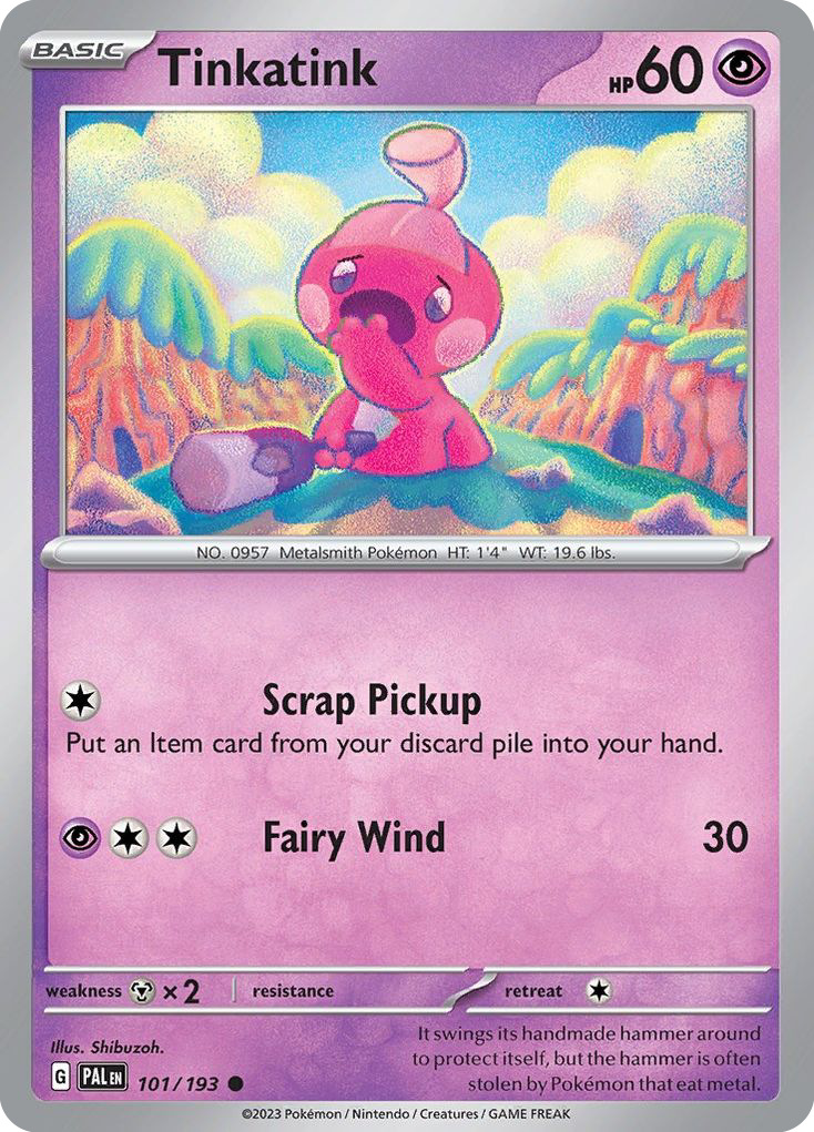 Paldea Evolved Tinkatink #101/193