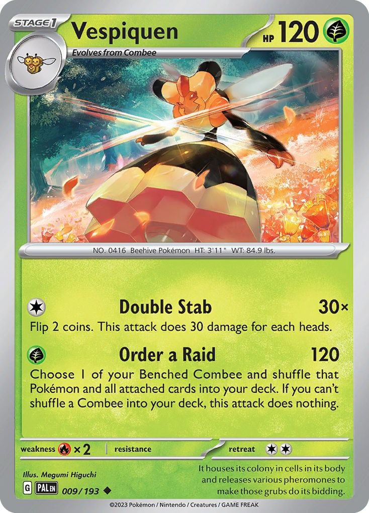 Paldea Evolved Vespiquen #9/193