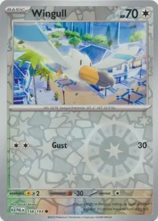 Paldea Evolved Wingull #158/193 reverse holo